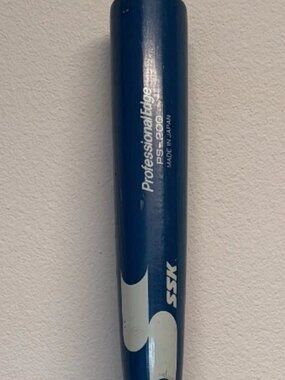 SSK Professional Edge PS-200 Blue Baseball Wooden Bat, Preowned Used